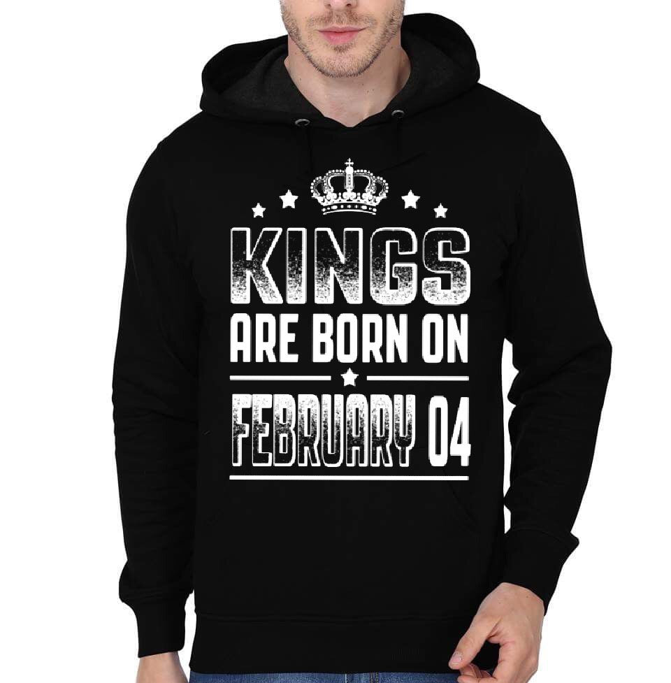 Kings Are Born In February Hoodie