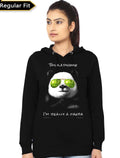 Panda Black Girls Hoodie