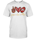 Peace Love San Francisco 49Ers T Shirt