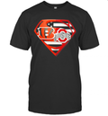 Superhero cincinnati bengals and ohio state buckeyes diamond american flag independence day shirt T Shirt