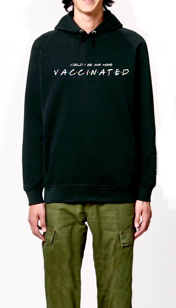 Vaccinated Print Hoodie