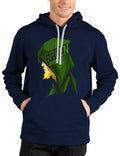 Arrow Navy Blue Hoodie
