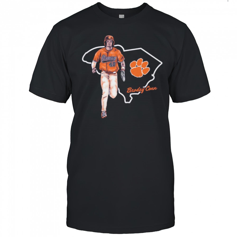 Brodey Conn Clemson Tigers Baseball State NCAA Division I 2025 t shirt