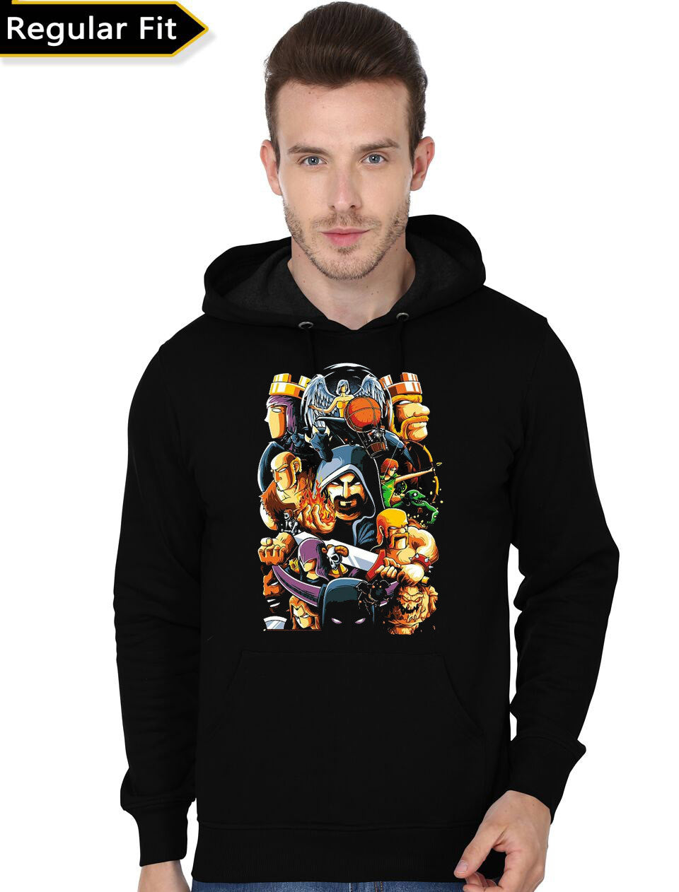Clash of Clan: The Clan Warriors Black Hoodie