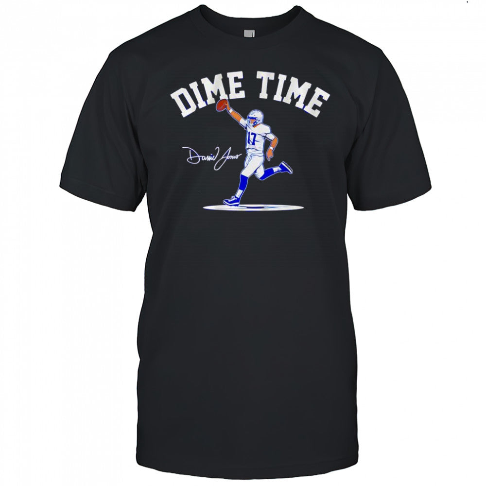 Daniel Jones Indianapolis Colts Dime time singnature shirt