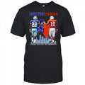 Emmitt Smith Dallas Cowboys and Vince Young Texas Longhorns City Skyline shirt