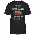 God First Second Florida State Seminoles Football shirt
