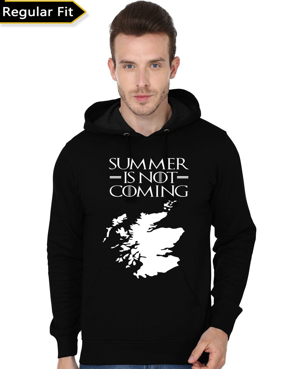 "Summer is NOT coming" Black Hoodie