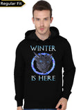 Winter Is Here Black Hoodie