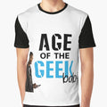 "Age of the geek" Graphic T-Shirt for Sale by PlutoBorn