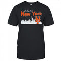 Greetings from New York Mets skyline shirt