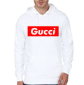 Gucci Box Logo White Hoodie