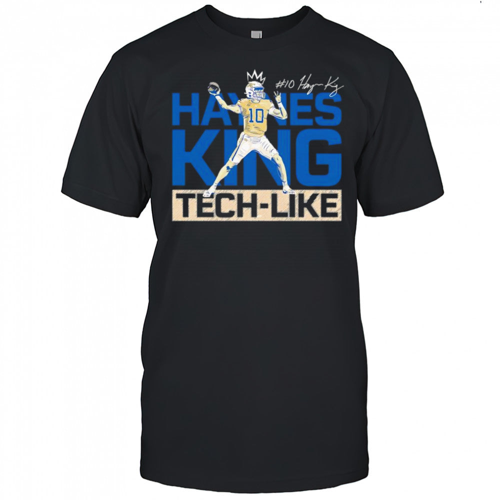 Haynes King Georgia Tech Yellow Jackets Tech like shirt