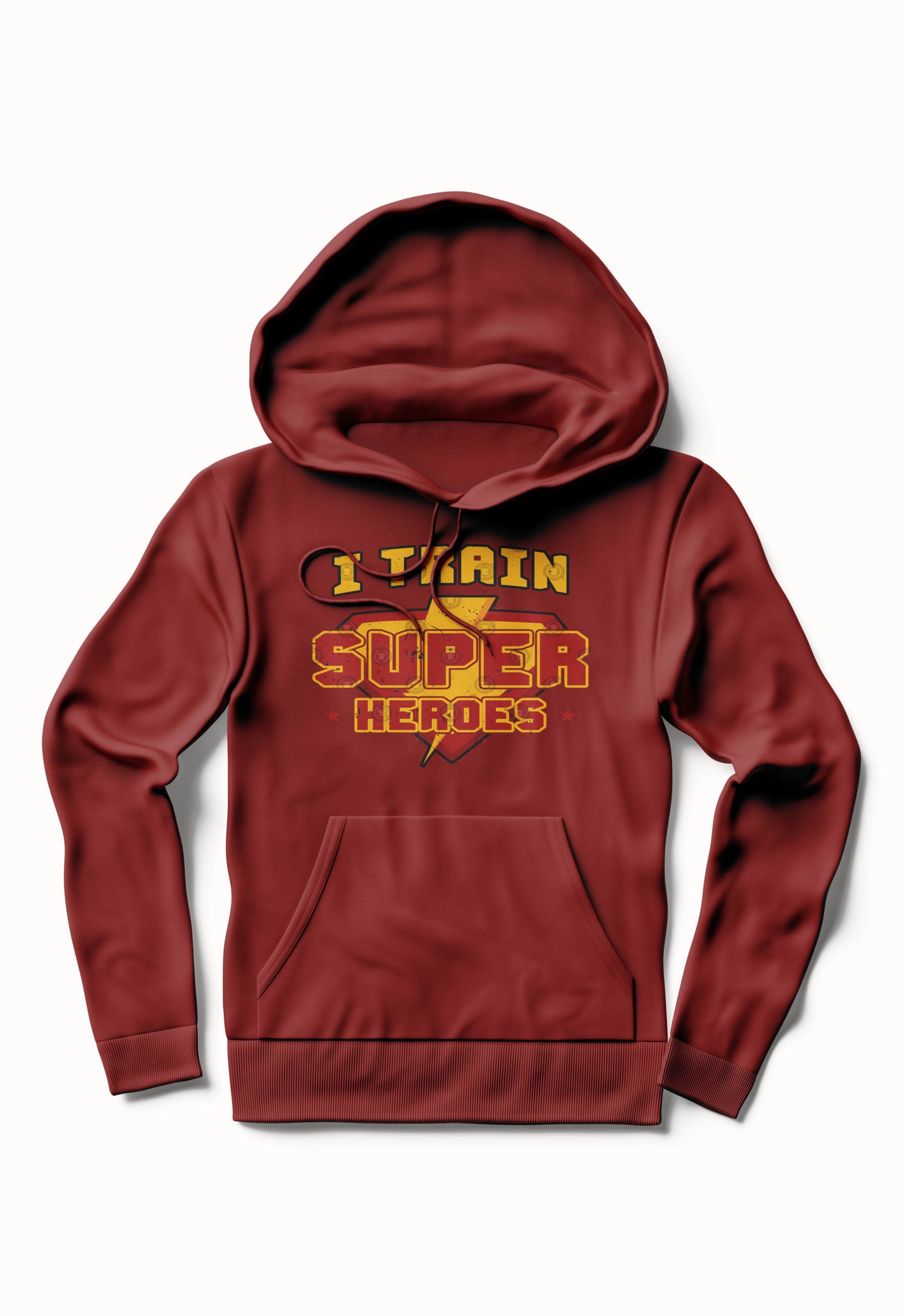 Trainers Training Coach Mentor Teacher I Train Super Heroes Funny Hoodie