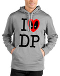 I Love Deadpool Grey Hoodie