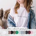 I Want Coffee Jersey Short Sleeve Tee  | T-shirt for Women | Minimalist T-shirt | Modern Minimalist Graphic T-shirt