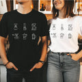 Coffee t-shirt, shirt for coffee lovers, barista tee, minimalist t-shirt, chemex, pour over