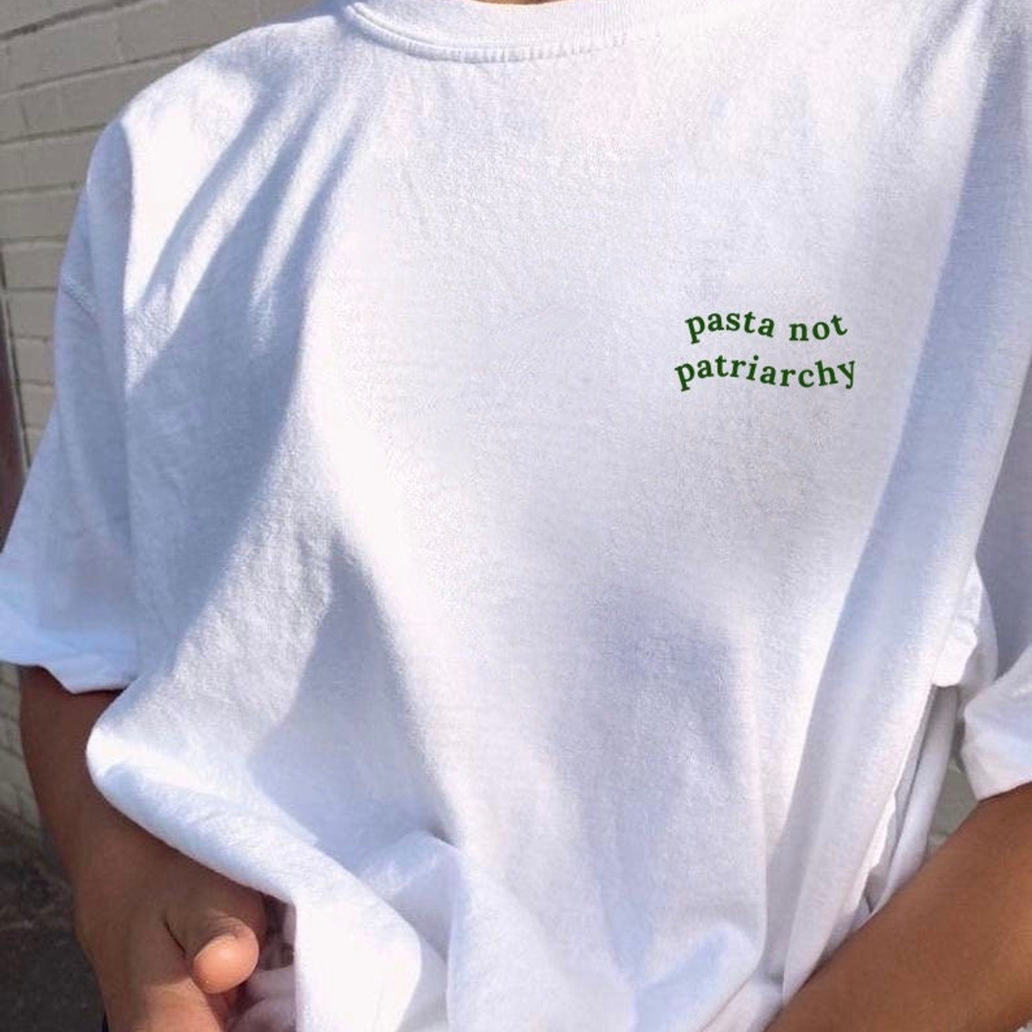 Pasta not patriarchy minimalistic T-shirt // smash destroy the patriarchy Shirt // feminist feminism tshirt // best friend gift