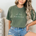 Matcha Shirt, Matcha Gift, One More Matcha, Green Tea Latte, Minimalist Womens Tee, Cute Gift For Matcha Lover, Funny Barista T-Shirt Quote