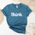 Think Chess T-Shirt: Minimalist Gambit Player Gift