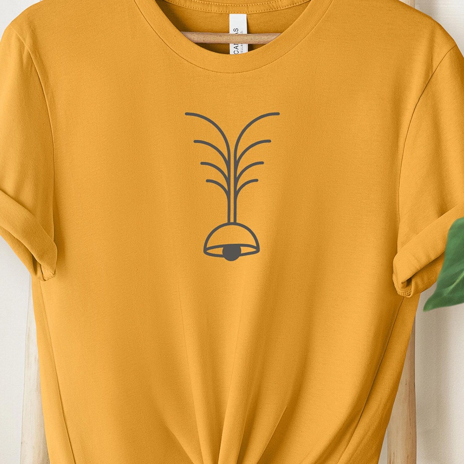 Roots of Growth Tee, Minimalistic Line Art, Minimalist T-Shirt, Unisex Graphic Tee, Soft Cotton Casual Wear