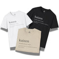Kaizen Minimalist T-Shirt, Japanese Philosophy Tee, Zen-Inspired Unisex Softstyle Top, Motivational Shirt