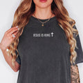 Jesus Is King Shirt, Minimalist Christian Tee