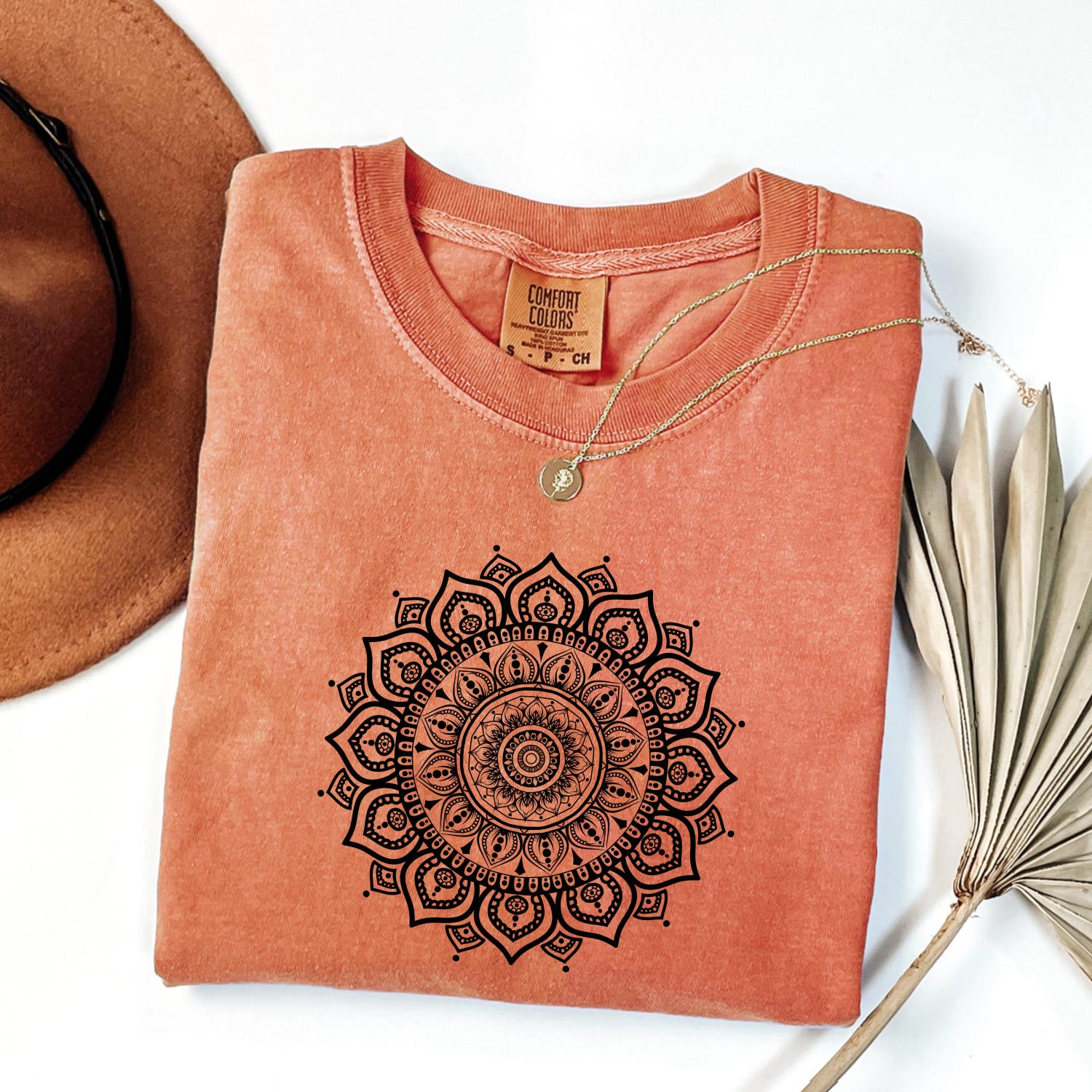 Minimalist Mandala T-Shirt, Boho Line Art Comfort Colors Spiritual TShirt, Buddha Shirt, Yoga Tee, Zen Mindfulness Gift, Sacred Geometry
