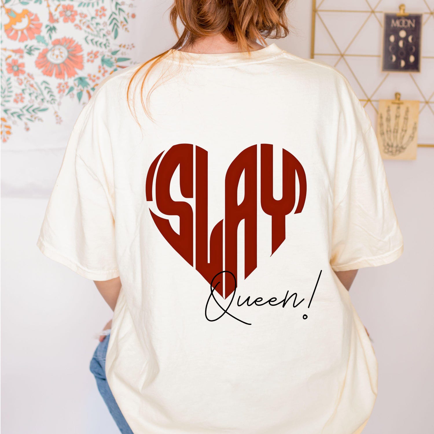 Slay Shirt, Comfort Colors®, Minimalist T-Shirt, Trendy Graphic Tee, Aesthetic Shirt, Gen Z Tee, Streetwear Outfit, Gift For Her, Girls Tee