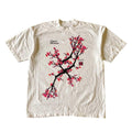 Cherry Blossom Graphic Tee, Funny Quirky Unisex T-Shirt, Minimalist Artsy Short Sleeve Top