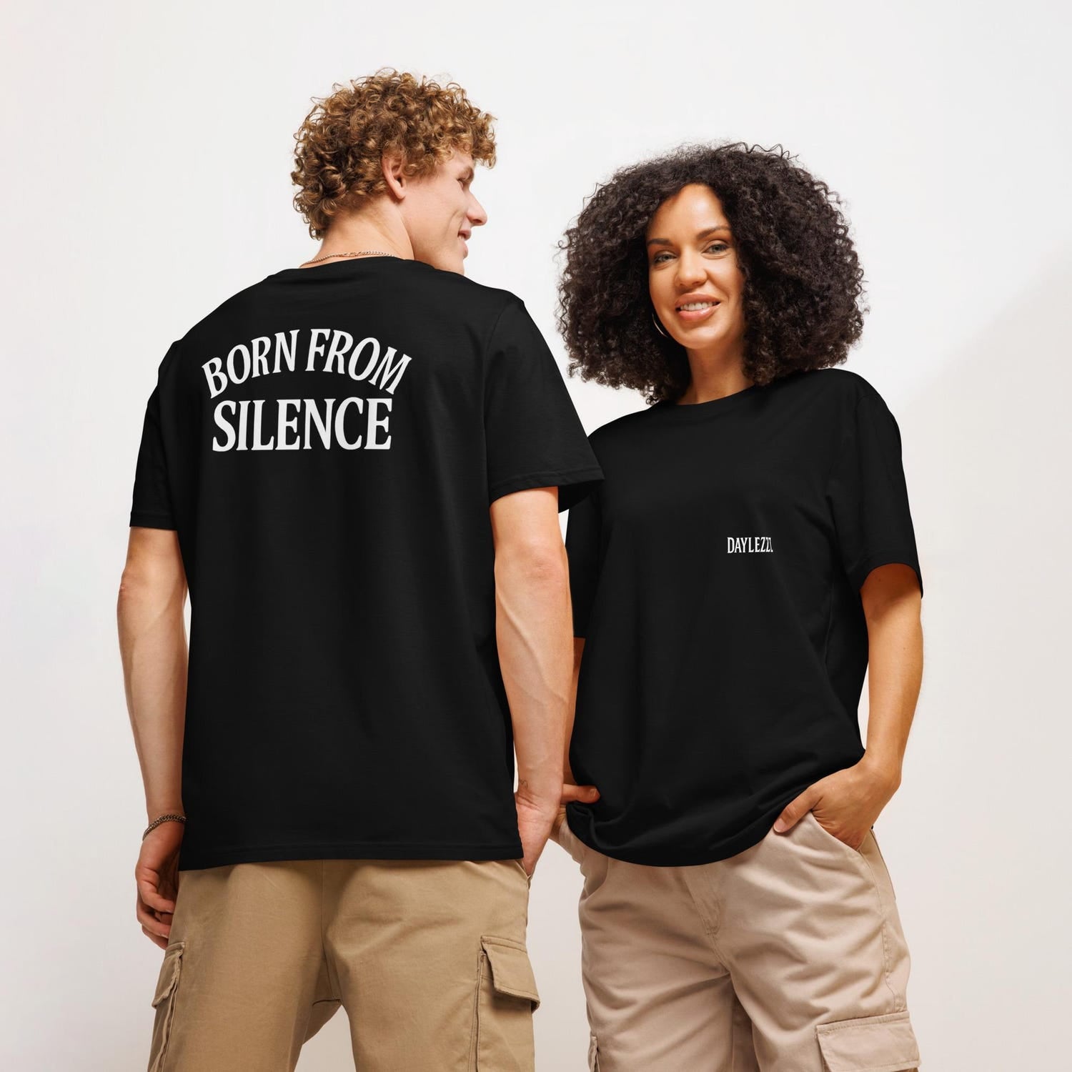 Quiet Isn’t Weak Oversized T-Shirt – Gothic Calm Streetwear Tee – Minimal Aesthetic Unisex Shirt