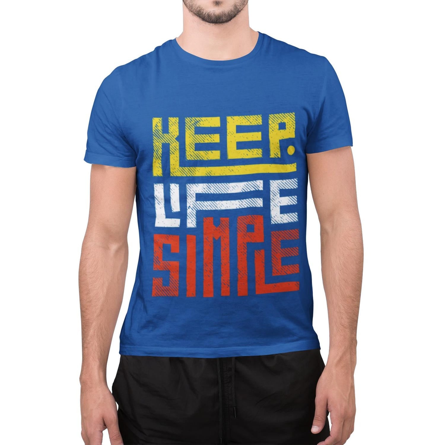 Keep Life Simple T-Shirt, Unisex Graphic Tee, Inspirational Casual Wear, Everyday Fashion, Gift for Minimalists