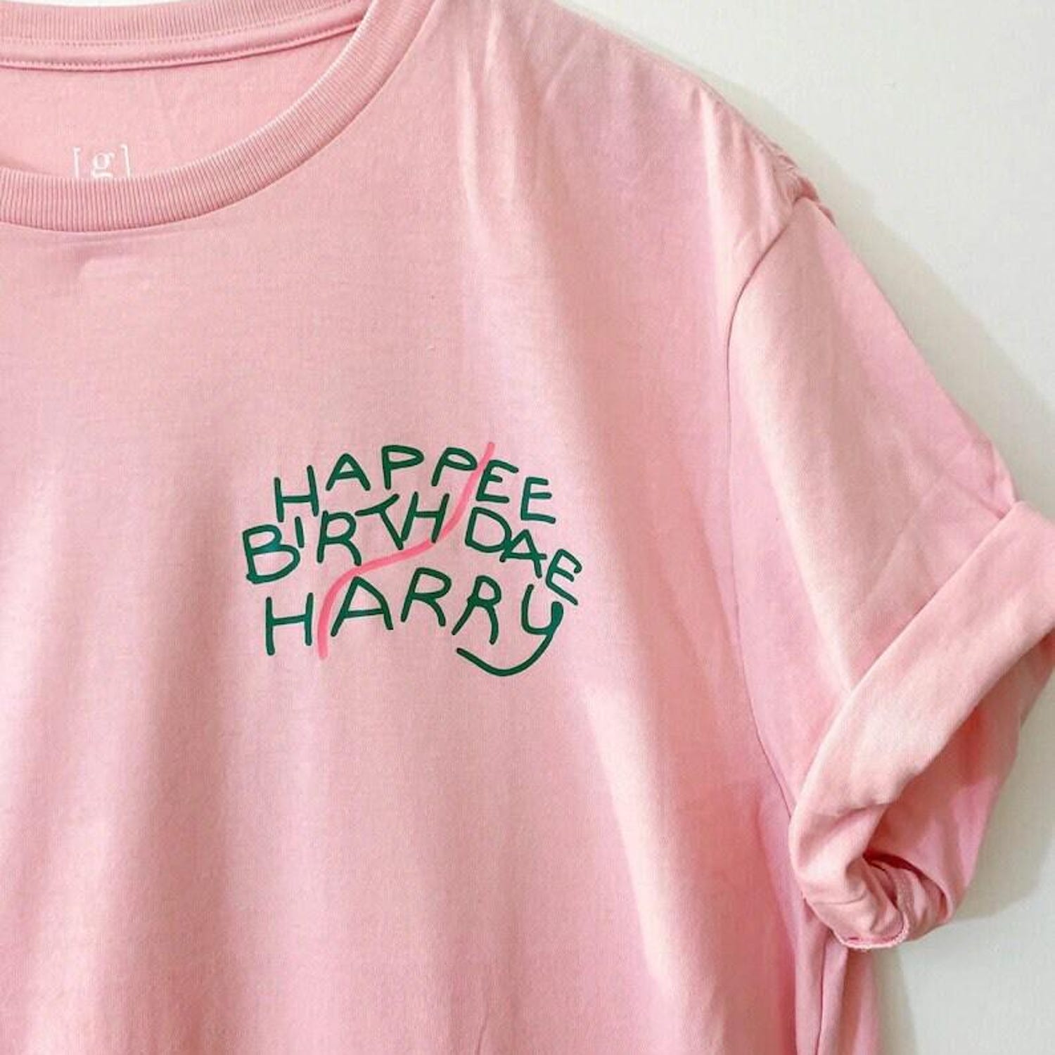 Happee Birthdae Harry T-Shirt, Minimalist Wizard Birthday Tee