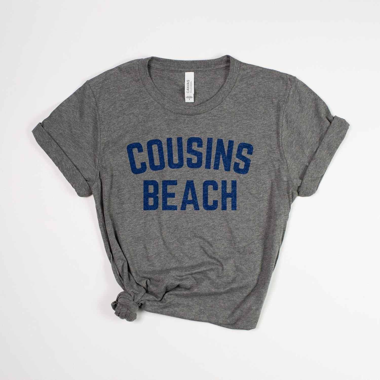 Cousins Beach Graphic Tee, Unisex Jersey Shirt, Simple Minimalist Fandom Top, Subtle Vacation Family T-Shirt, Beach Lover Gift