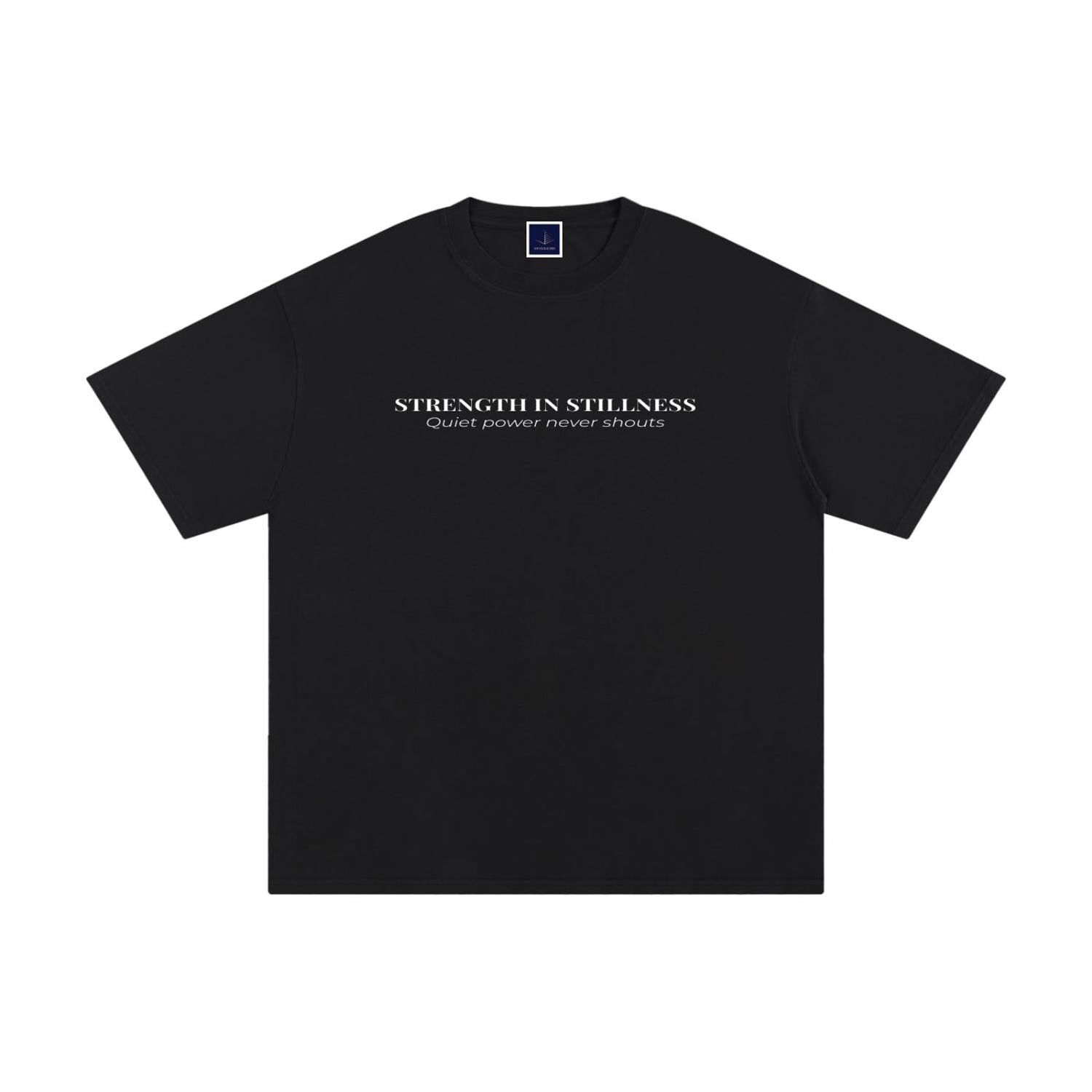 Pure Cotton Minimalist T-Shirt | Chic Motivation Everyday Essential | Simple Aesthetic Crewneck