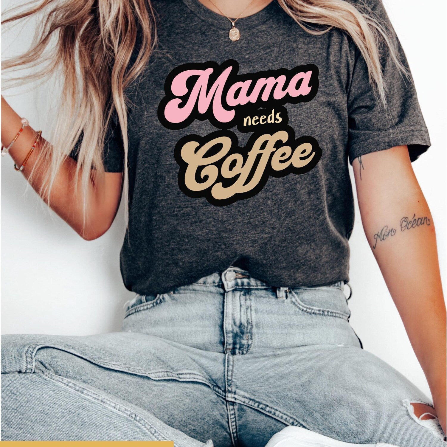 mama needs coffee t-shirt, coffee shirt lovers for women, caffeine addict queen tee, caffeine addiction, minimalist tshirt