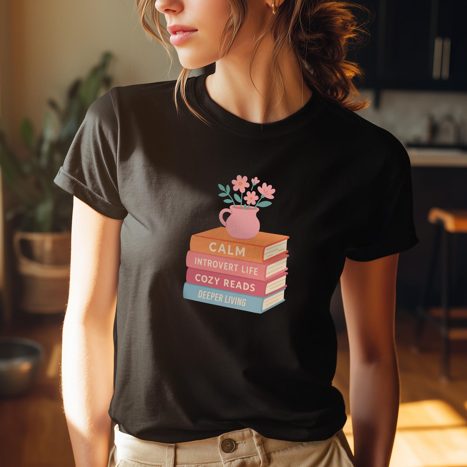 Minimalist T Shirt, Cozy Reading Shirt, book worm, gift for readers, Bookstagram, graphic tee, laid-back book lover tee