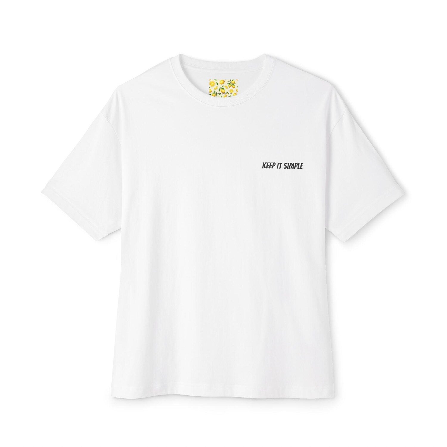 Chill Vibes Unisex Oversized Boxy Tee, Keep It Simple Shirt, Relaxed Casual Top, Summer Graphic Tee, Beachwear Essentials