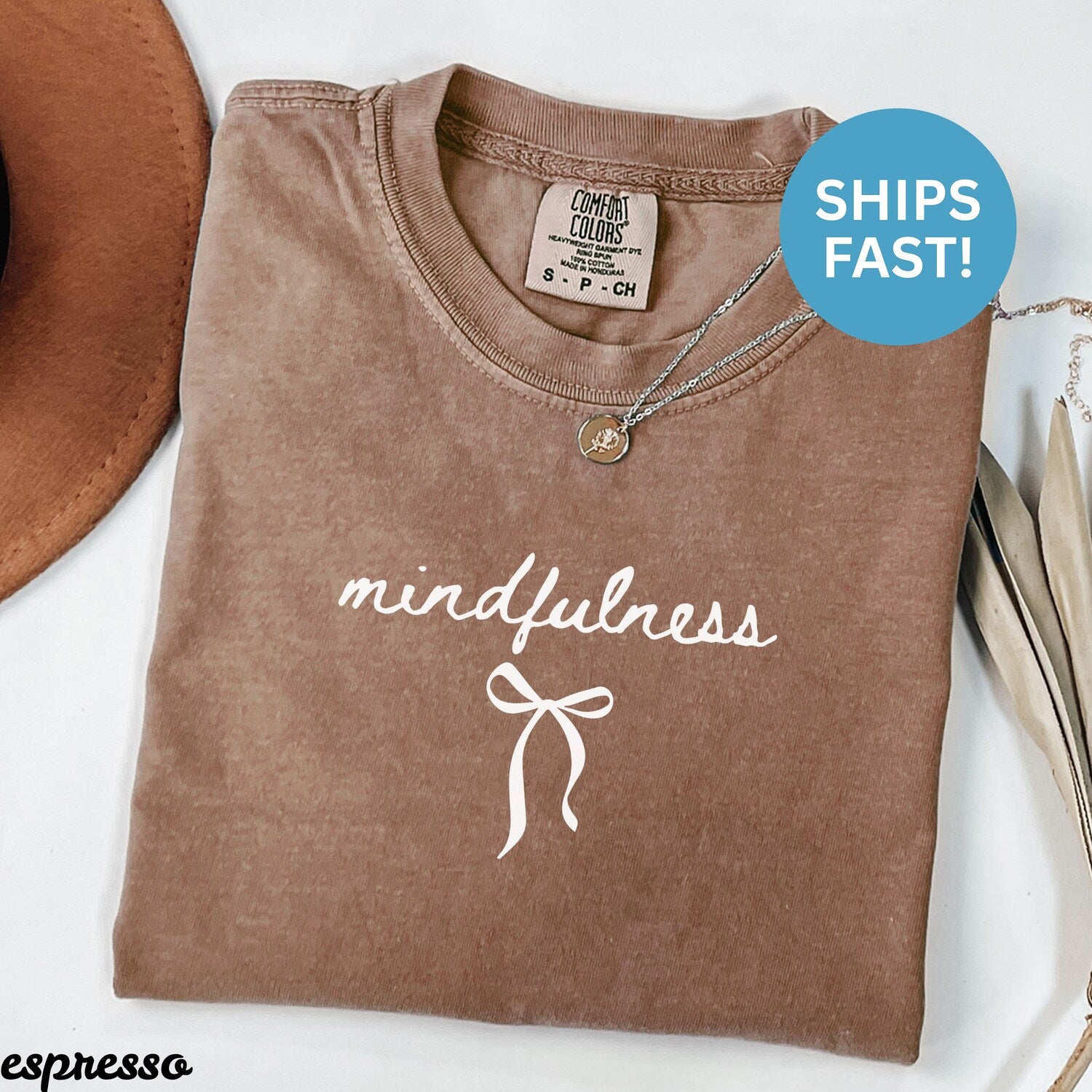 Comfort Colors® Mindfulness Shirt Meditation Shirt Gift For Yoga Lover Shirt Peaceful Mind Shirt Zen Shirt For Women Relax Shirt Anxiety