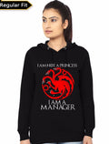 I Am Manager Black Girl's Hoodie