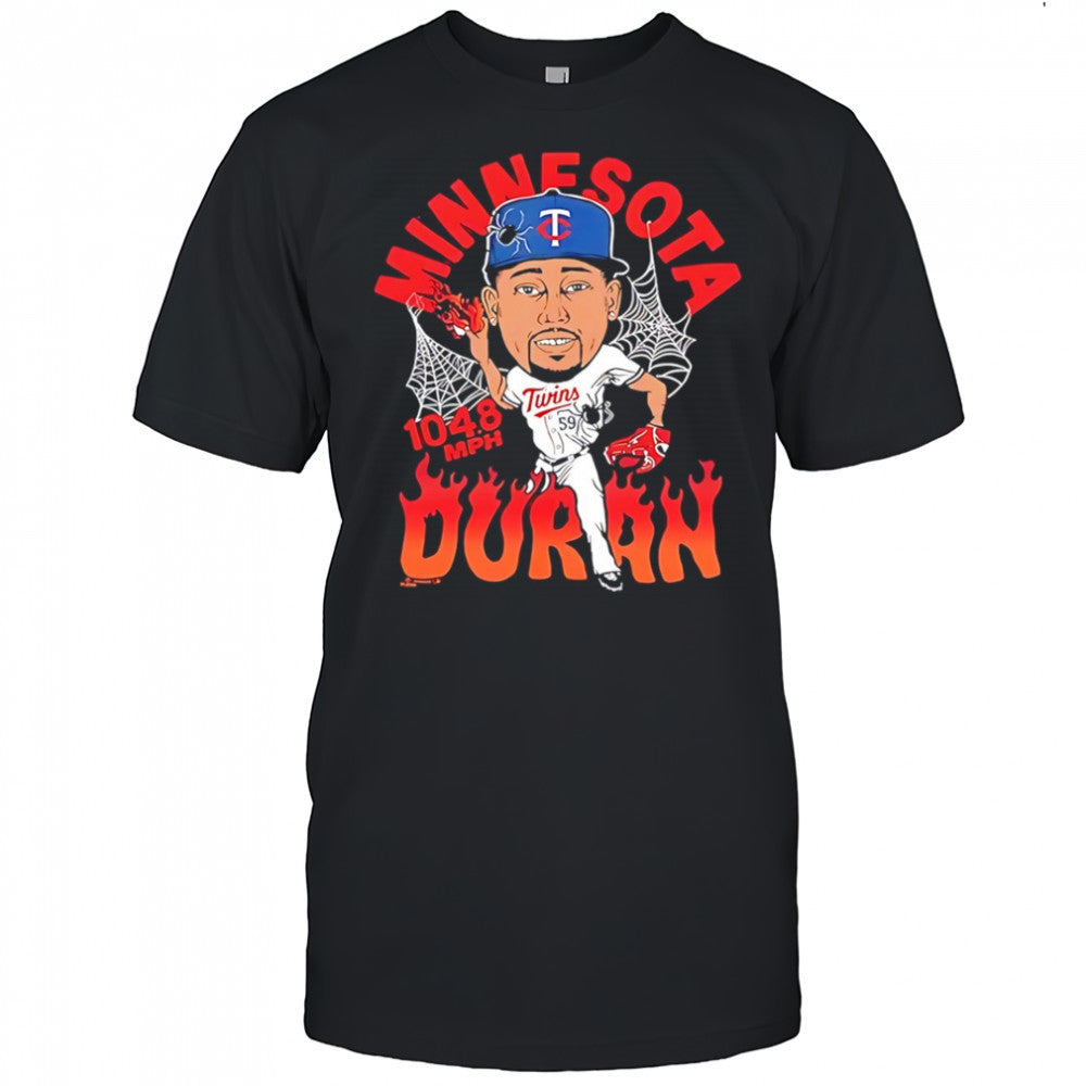 Jhoan Duran Minnesota Twins basketball caricature shirt