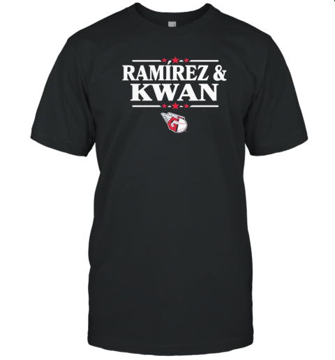 Jose Ramirez And Steven Kwan Cleveland Guardians Election Player T Shirt