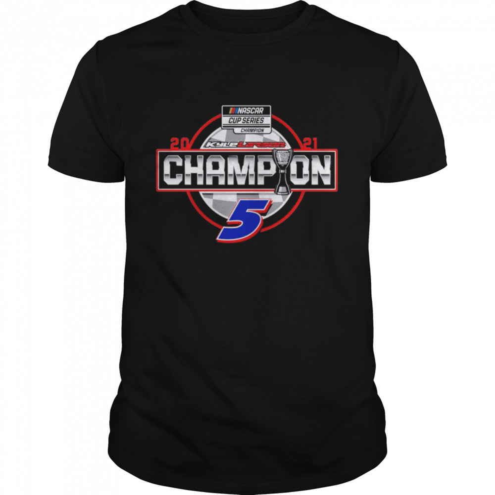 Kyle Larson Hendrick Motorsports Team Collection Navy 2021 NASCAR Cup Series Champion T Shirt