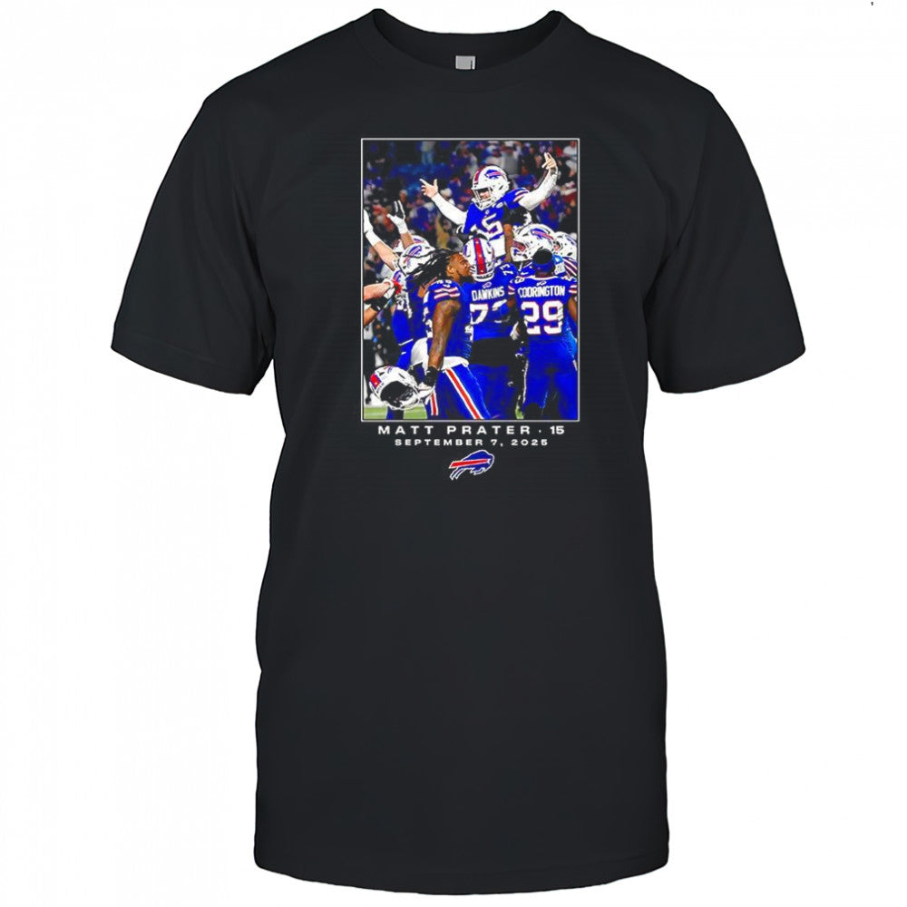 Matt Prater Buffalo Bills NFL Flash Features Week 1 shirt
