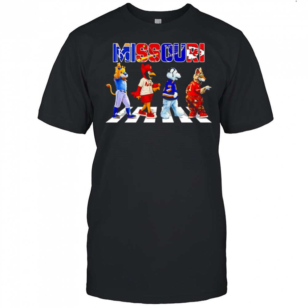 Missouri sports mascot Abbey Road shirt