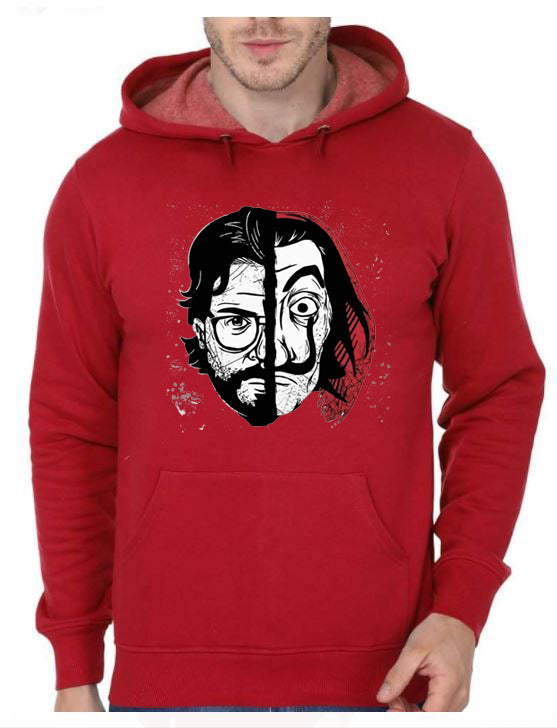 Money Heist Red Hoodie