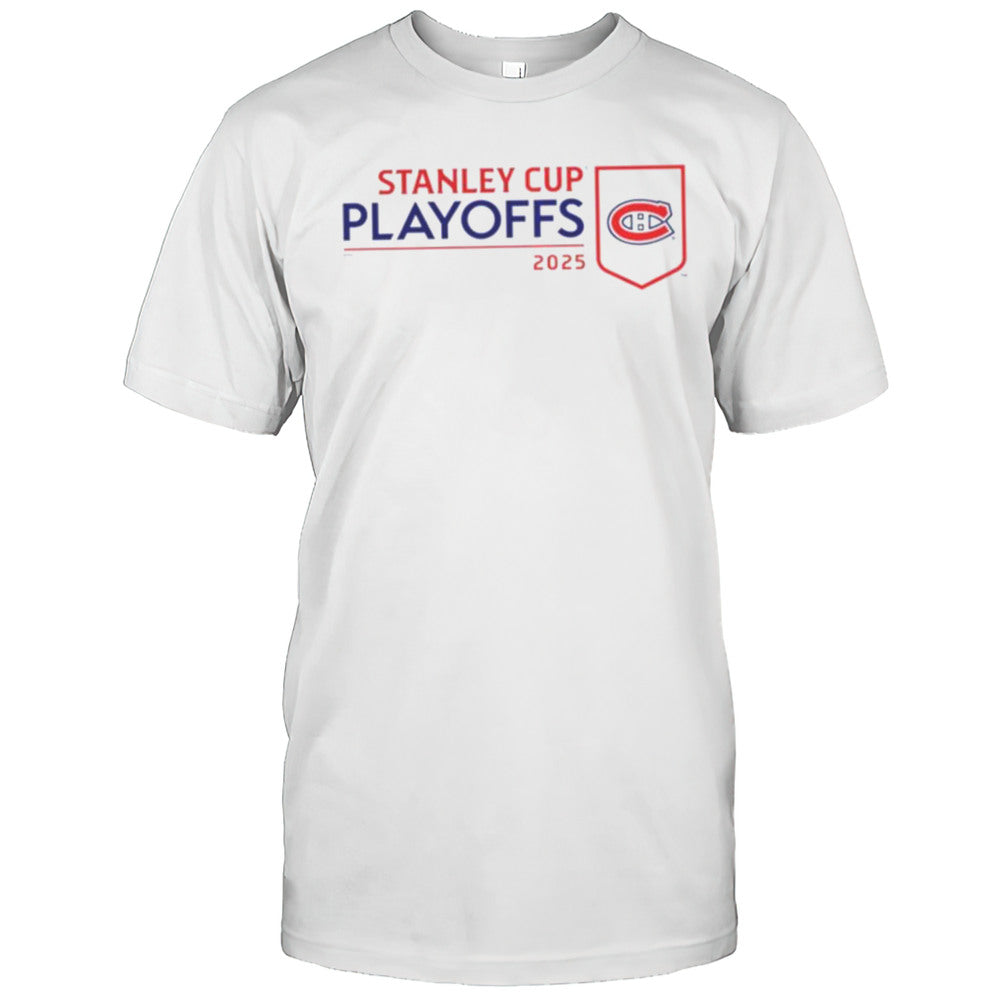 Montreal Canadiens 2025 Stanley Cup Playoffs Logo Shirt