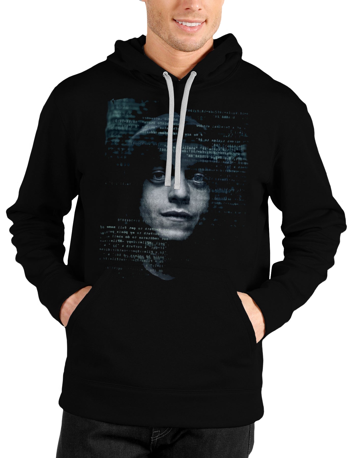 Mr. Robot Black Hooded Sweatshirt