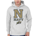 Navy Grey Hoodie