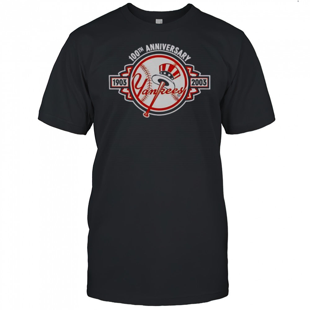 New York Yankees 1903 2003 100th Anniversary T Shirt